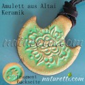 Amulett Glücksbringer aus sibirischer Keramik