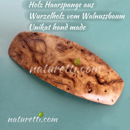 Holz Haarschmuck aus Wurzelholz, hand made