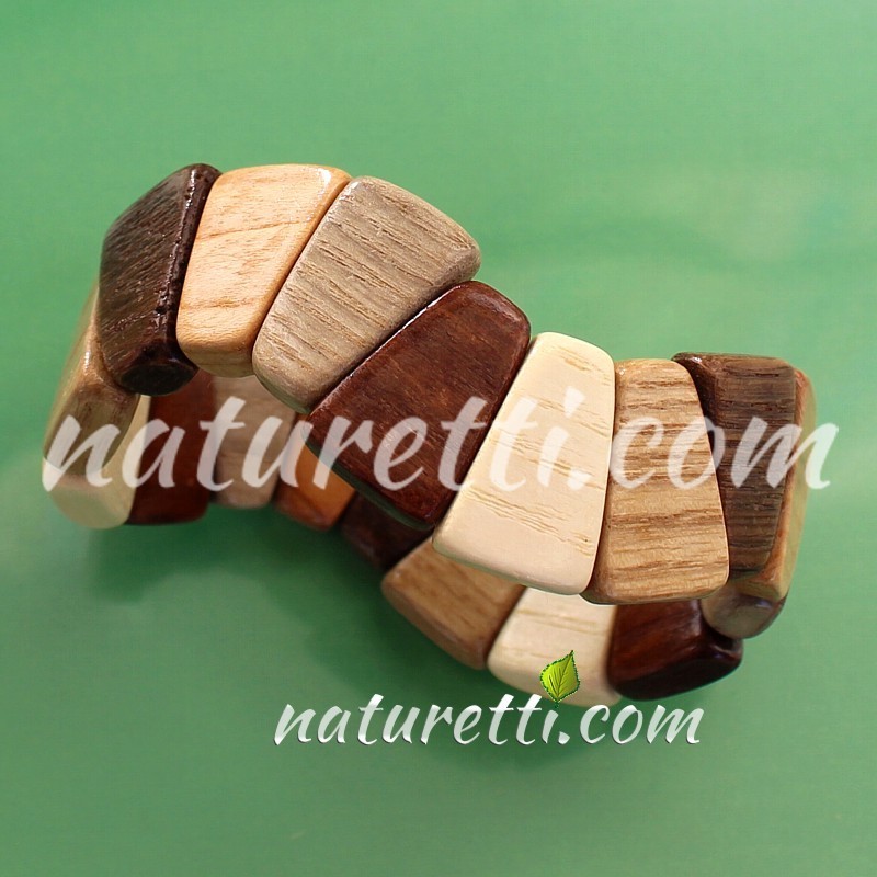 Collier Halskette aus dunklem Holz Collier Halskette aus dunklem Holz