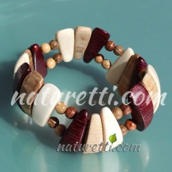 Collier Halskette WOODBRAID...